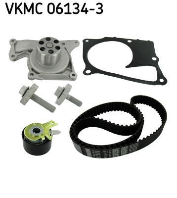 Pompe à eau + kit de courroie de distribution (Kit courroie de distribution) SKF ref. VKMC 06134-3